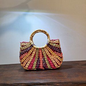 Rainbow burse purse
